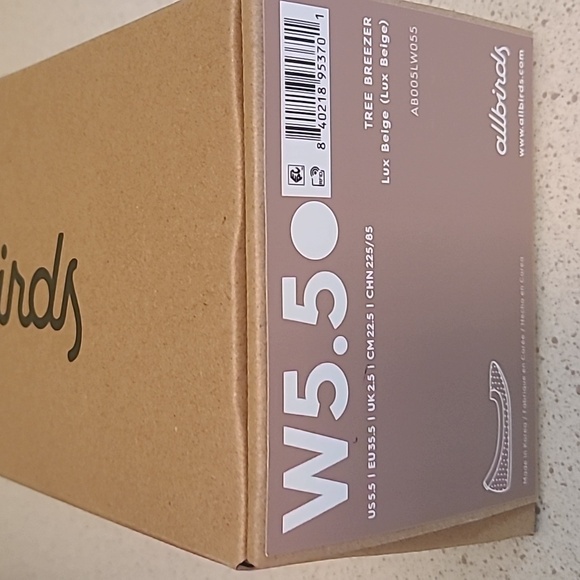 Allbirds Tree Breezer lux beige 5.5. New never worn - Picture 6 of 7